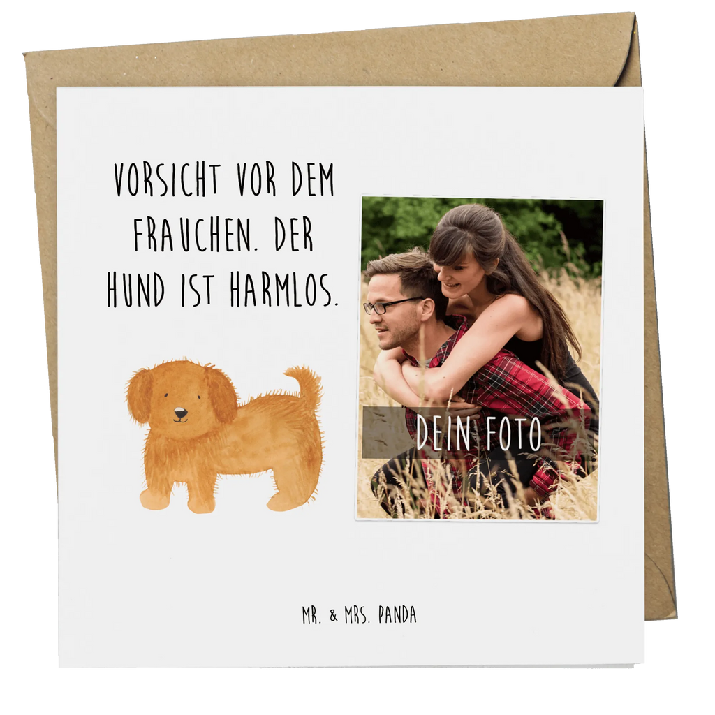 Personalized Photo Deluxe Card Dog fluffy Personalisierte Foto Grußkarte, Hund, Hundemotiv, Haustier, Hunderasse, Tierliebhaber, Hundebesitzer, Sprüche, Hundemama, Hunde, Hundeliebe, Frauchen