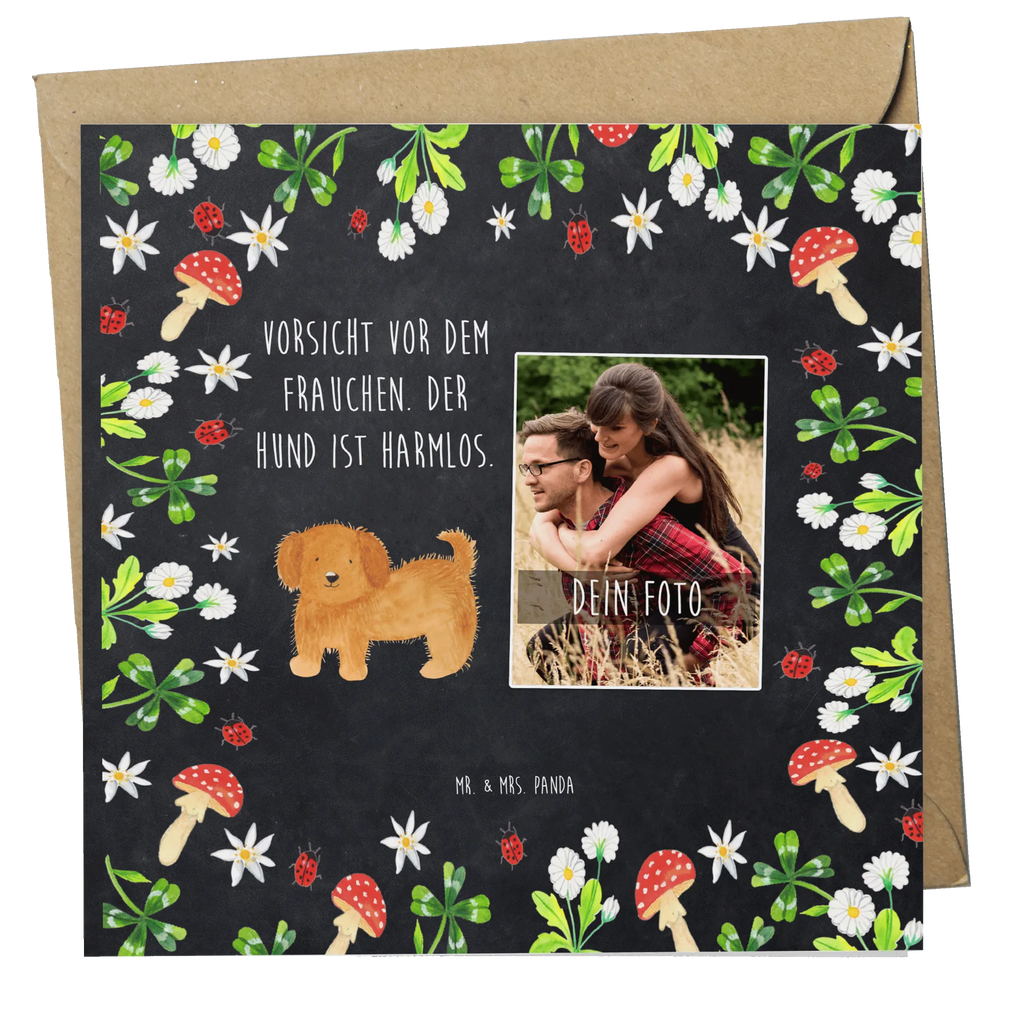 Personalized Photo Deluxe Card Dog fluffy Personalisierte Foto Grußkarte, Hund, Hundemotiv, Haustier, Hunderasse, Tierliebhaber, Hundebesitzer, Sprüche, Hundemama, Hunde, Hundeliebe, Frauchen