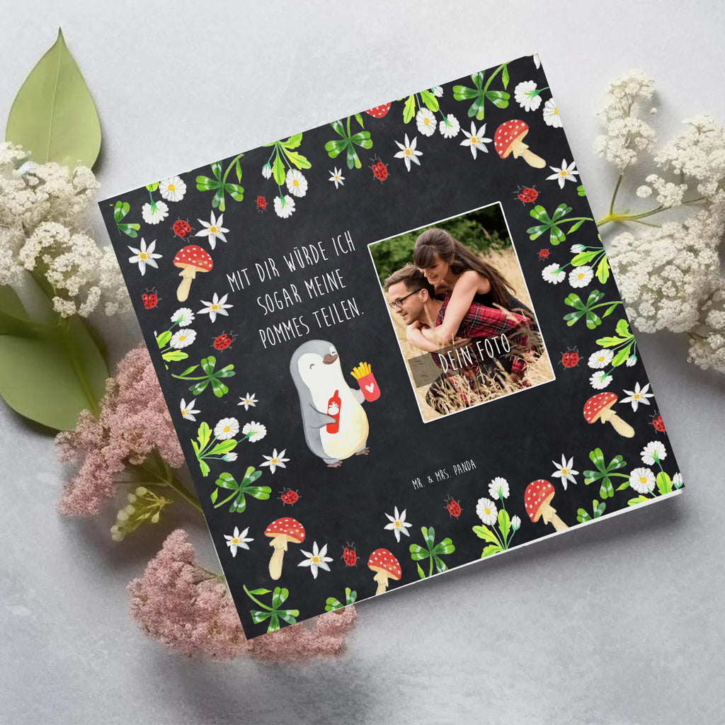 Personalisierte Foto Deluxe Karte Pinguin Pommes Personalisierte Foto Grußkarte, Liebe, Partner, Freund, Freundin, Ehemann, Ehefrau, Heiraten, Verlobung, Heiratsantrag, Liebesgeschenk, Jahrestag, Hocheitstag, Geschenk für Freundin, Hochzeitstag, Geschenk für Partner, Geschenk für Frauen, Mitbringsel, für Ehemann, Valentinstag, Liebesbeweis, für Männer