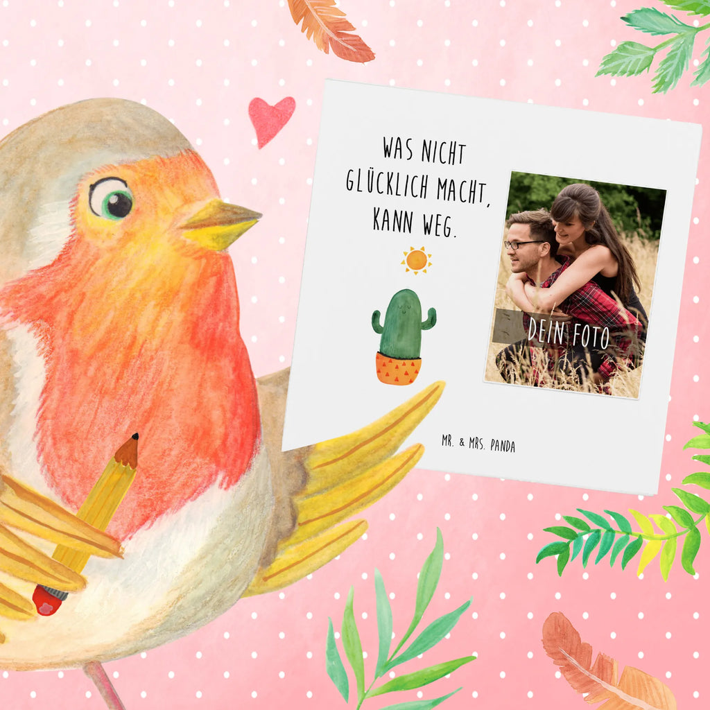 Personalized Photo Deluxe Card cactus Sun Personalisierte Foto Grußkarte, Kaktus, Kakteen, Neustart, Ehebruch, Trennung, Glück, Geschenkidee, Liebeskummer Geschenk, Freundin, glücklich, Sonnenschein, Sonne, Scheidung, Liebe Kaktusliebe, Motivation, Liebeskummer