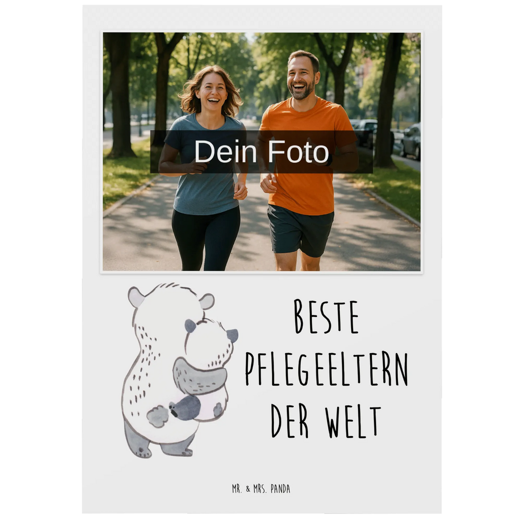Personalisierte Foto Postkarte Panda Beste Pflegeeltern der Welt Personalisierte Foto Postkarte, für, Dankeschön, Geschenk, Schenken, Geburtstag, Geburtstagsgeschenk, Geschenkidee, Danke, Bedanken, Mitbringsel, Freude machen, Geschenktipp, Pflegeeltern, Pflegekind, Adoption, Eltern, Mama, Papa, Mami, Papi, Familie, Elternpaar, Mama und Papa