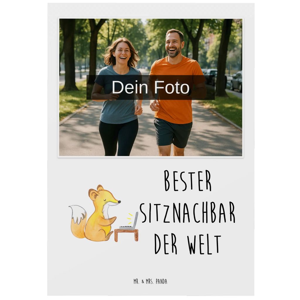 Personalized Photo Postcard Fox Best seat neighbor in the world Personalisierte Foto Postkarte, für, Dankeschön, Geschenk, Schenken, Geburtstag, Geburtstagsgeschenk, Geschenkidee, Danke, Bedanken, Mitbringsel, Freude machen, Geschenktipp, Sitznachbar, Stuhlnachbar, Nachbar, Uni, Universität, Seminar, Kommilitone, Tischnachbar, Schule, Mitschüler, Mitstudent, Hochschule