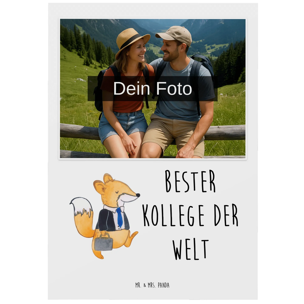 Personalisierte Foto Postkarte Fuchs Bester Kollege der Welt Personalisierte Foto Postkarte, für, Dankeschön, Geschenk, Schenken, Geburtstag, Geburtstagsgeschenk, Geschenkidee, Danke, Bedanken, Mitbringsel, Freude machen, Geschenktipp, Arbeitskollege, Kollege, Büro, Abschiedsgeschenk, Ruhestand, Arbeit, Mitarbeiter, Berufsgenosse, Beruf
