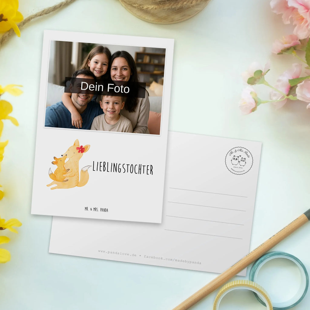 Personalisierte Foto Postkarte Fuchs Mama Personalisierte Foto Postkarte, Familie, Vatertag, Muttertag, Bruder, Schwester, Mama, Papa, Oma, Opa, Mutter, Tochter, Lieblingstochter, Beste Tochter, Geschenk