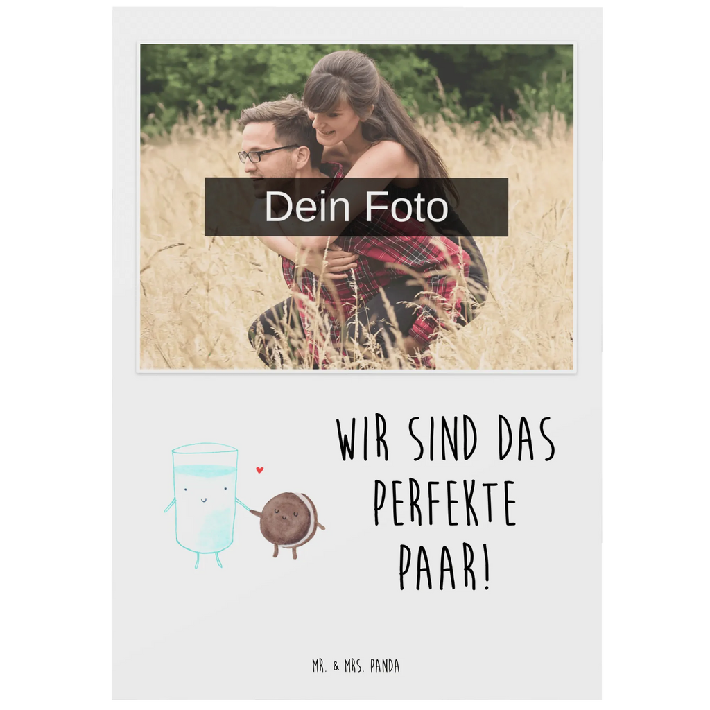 Personalisierte Foto Postkarte Milch Keks Personalisierte Foto Postkarte, Tiermotive, Gute Laune, lustige Sprüche, Tiere, Milk, Cookie, Milch, Keks, Kekse, Kaffee, Einladung Frühstück, Motiv süß, romantisch, perfektes Paar