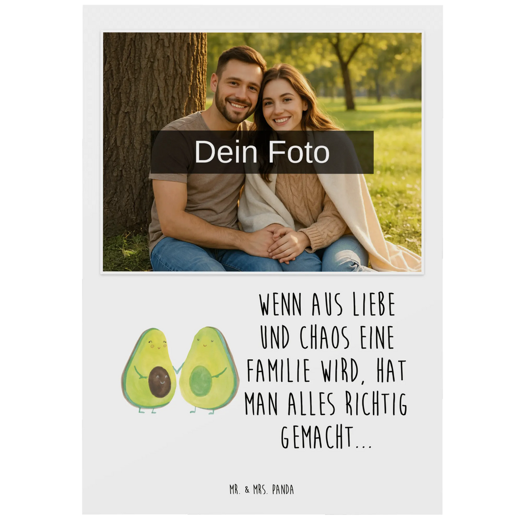 Personalized Photo Postcard avocado pair Personalisierte Foto Postkarte, Avocado, Veggie, Vegan, Gesund, Babyshower, Geburt, Familie, Avocuddle, Hochzeit, Schwangerschaft, Babyparty, Liebe, Avocados, Kinder