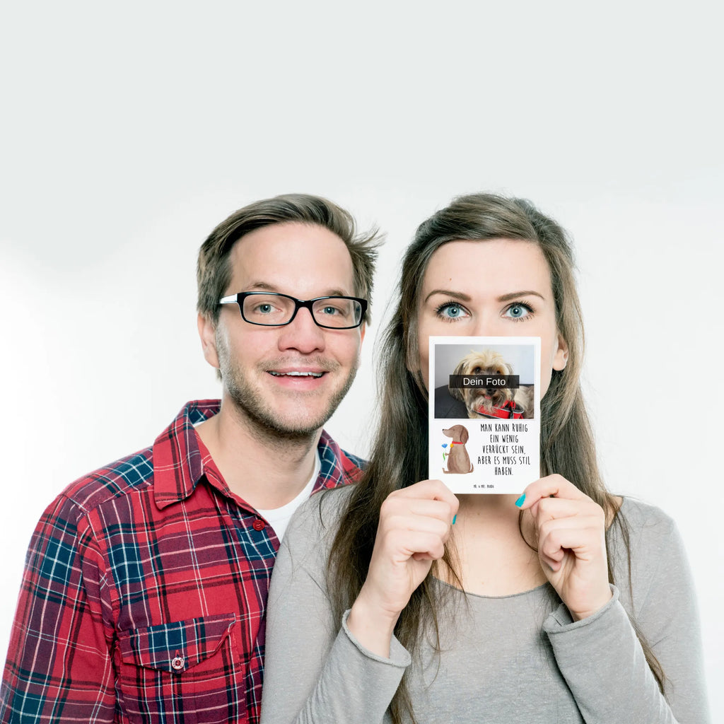 Personalized Photo Postcard Dog flower Personalisierte Foto Postkarte, Hund, Hundemotiv, Haustier, Hunderasse, Tierliebhaber, Hundebesitzer, Sprüche, Hundeliebe, Hunde, Frauchen