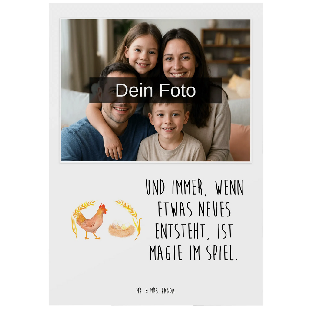 Personalized Photo Postcard Chicken Proud Personalisierte Foto Postkarte, Bauernhof, Hoftiere, Landwirt, Landwirtin, Henne, Spruch, Eier, Motivation, Hof, Geburt, Landleben, Hahn, Schwangerschaft, Magie, Hühner