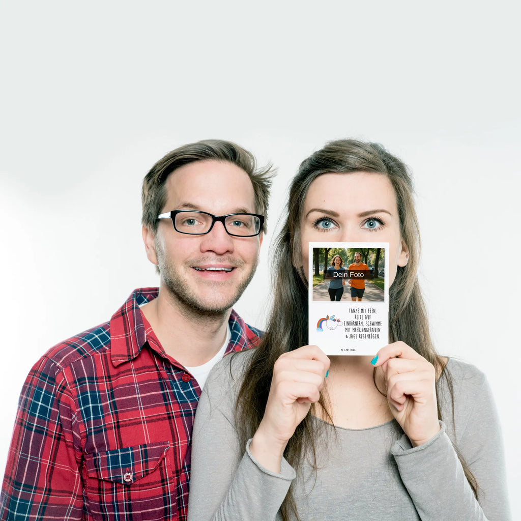 Personalisierte Foto Postkarte Einhorn Fliegendes Pferd Personalisierte Foto Postkarte, Einhorn, Einhörner, Einhorn Deko, Unicorn, Realität, Erwachsenwerden, Spielen, Glitzer, Regenbogen