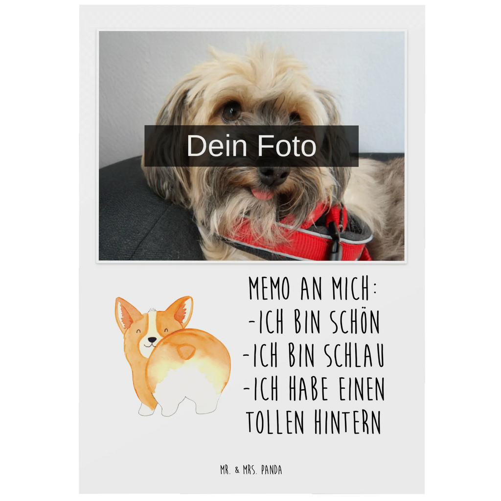 Personalized Photo Postcard corgi buttocks Personalisierte Foto Postkarte, Hund, Hundemotiv, Haustier, Hunderasse, Tierliebhaber, Hundebesitzer, Sprüche, Corgie, Hundeliebe, Selbstliebe, Spruch, Motivation