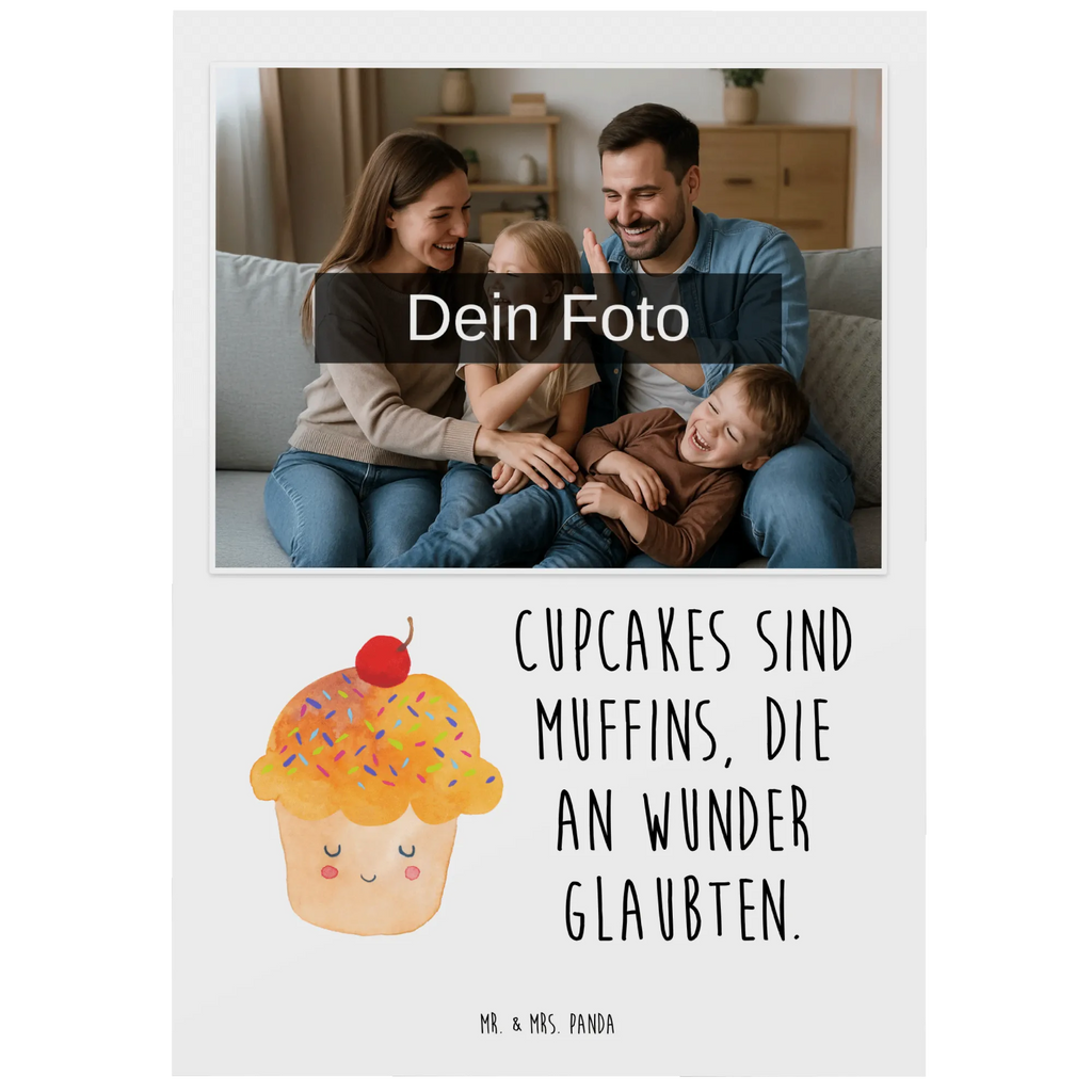 Personalized Photo Postcard Cupcake Personalisierte Foto Postkarte, Tiermotive, Gute Laune, lustige Sprüche, Tiere, Cupcakes, Muffin, Wunder, Küche Deko, Küche Spruch, Backen Geschenk, Geschenk Koch, Motivation Sprüche