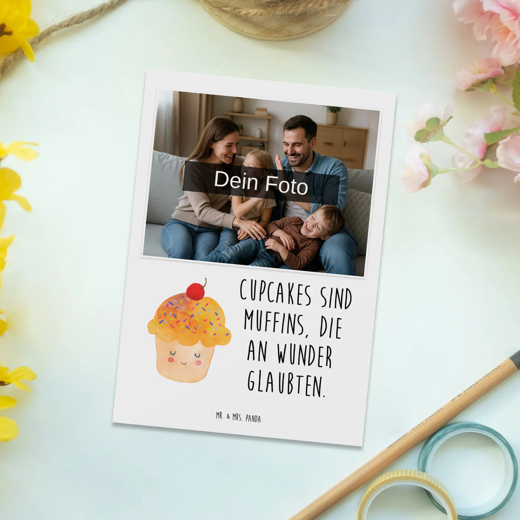 Personalized Photo Postcard Cupcake Personalisierte Foto Postkarte, Tiermotive, Gute Laune, lustige Sprüche, Tiere, Cupcakes, Muffin, Wunder, Küche Deko, Küche Spruch, Backen Geschenk, Geschenk Koch, Motivation Sprüche