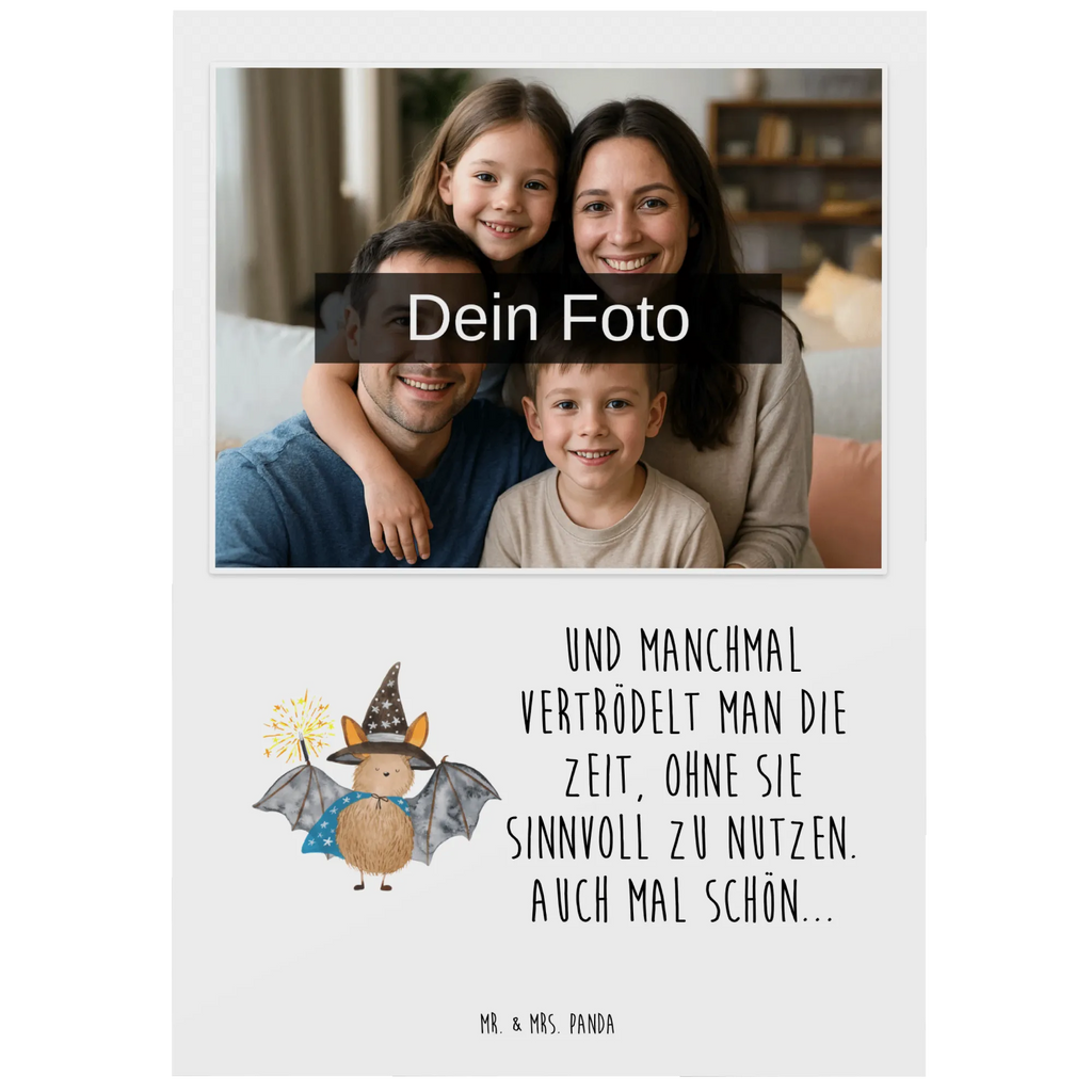 Personalisierte Foto Postkarte Fledermaus Zauberer Personalisierte Foto Postkarte, Tiermotive, Gute Laune, lustige Sprüche, Tiere, Fledermaus, Fledermäuse, Zauberer, Magier, Frauen, reinsteigern
