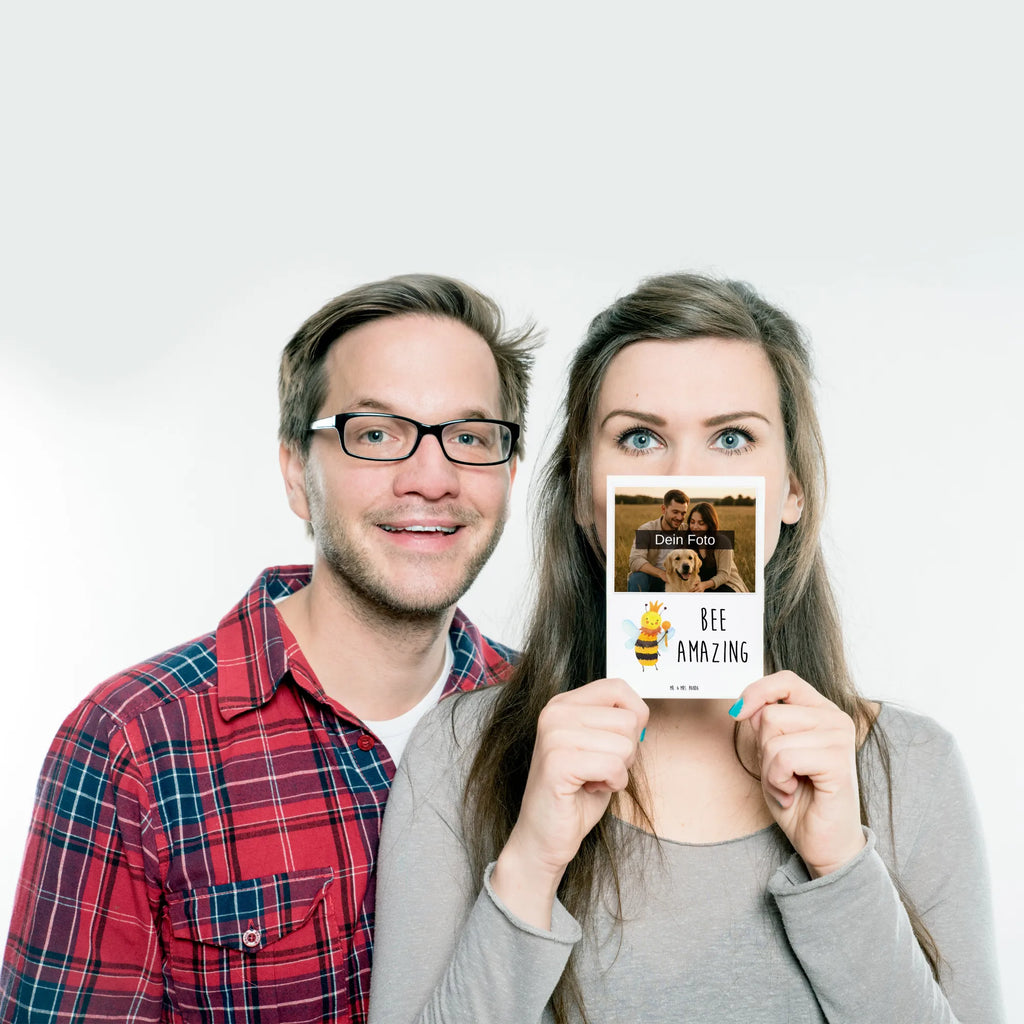 Personalisierte Foto Postkarte Biene König Personalisierte Foto Postkarte, Wespe, Biene, Hummel