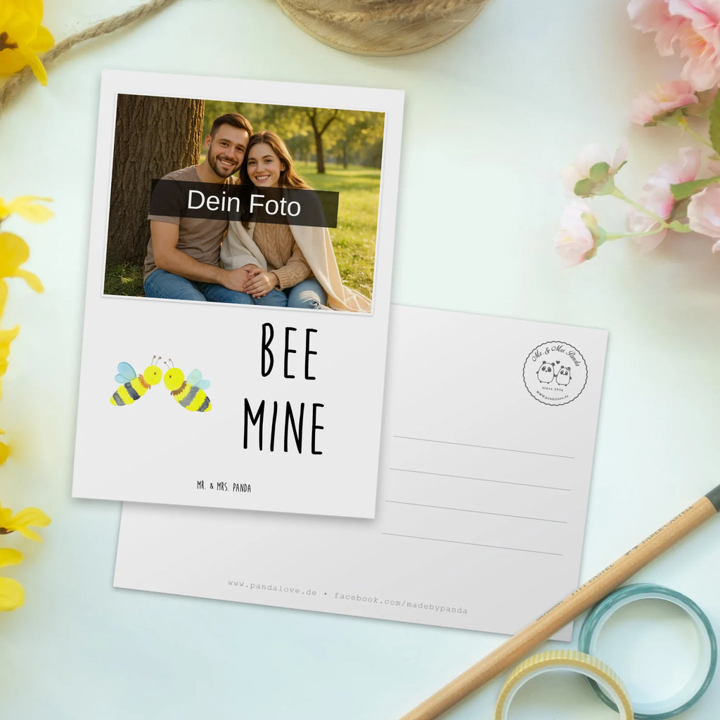 Personalisierte Foto Postkarte Biene Liebe Personalisierte Foto Postkarte, Biene, Wespe, Hummel