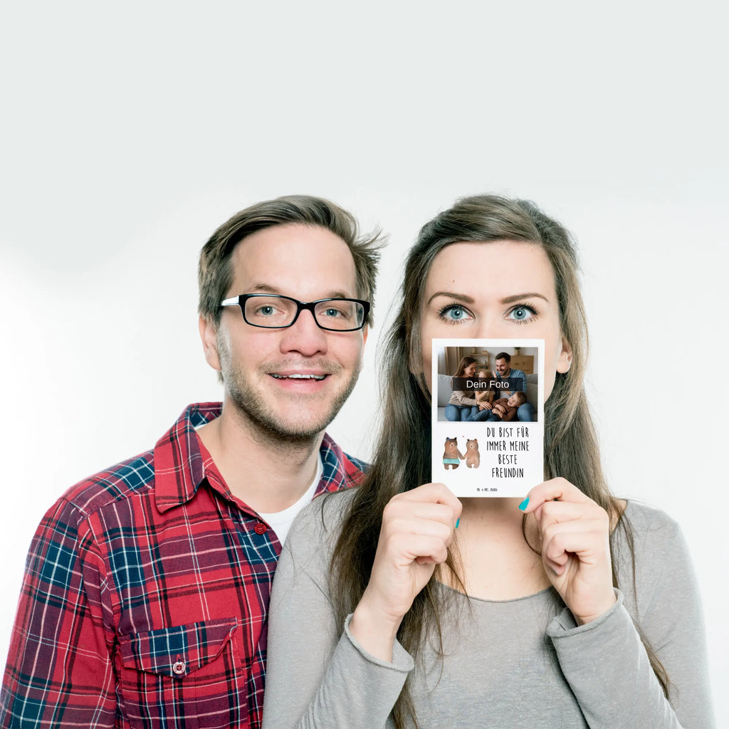 Personalized Photo Postcard bear Girlfriend Personalisierte Foto Postkarte, Bär, Teddy, Teddybär, Bär Freundin Beste Freund Liebe Liebesbeweis Verliebt Kumpel Kumpeliene