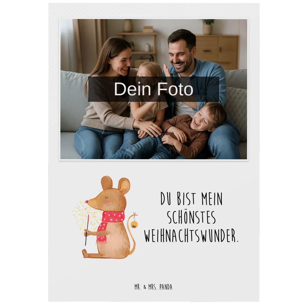 Personalized Photo Postcard Mouse Christmas Personalisierte Foto Postkarte, Winter, Weihnachten, Weihnachtsdeko, Nikolaus, Advent, Heiligabend, Wintermotiv, Maus, Frohe Weihnachten, Mäuschen, Weihnachtsmotiv, Weihnachtsgruß, Weihnachtswunder
