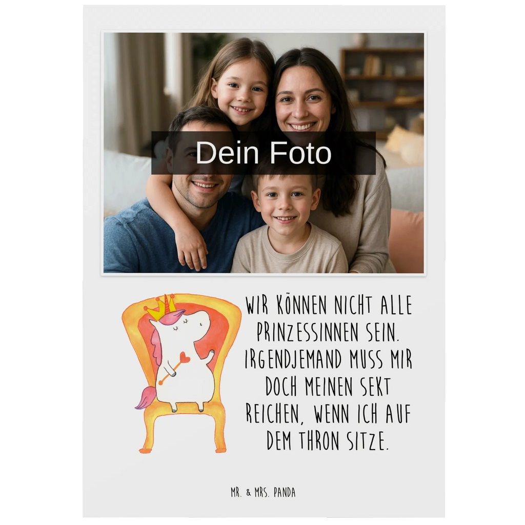 Personalisierte Foto Postkarte Einhorn Prinzessin Personalisierte Foto Postkarte, Einhorn, Einhörner, Einhorn Deko, Unicorn, Geschenk, Geburtstag, Prinzessin, Geburtstagsgeschenk, Monat