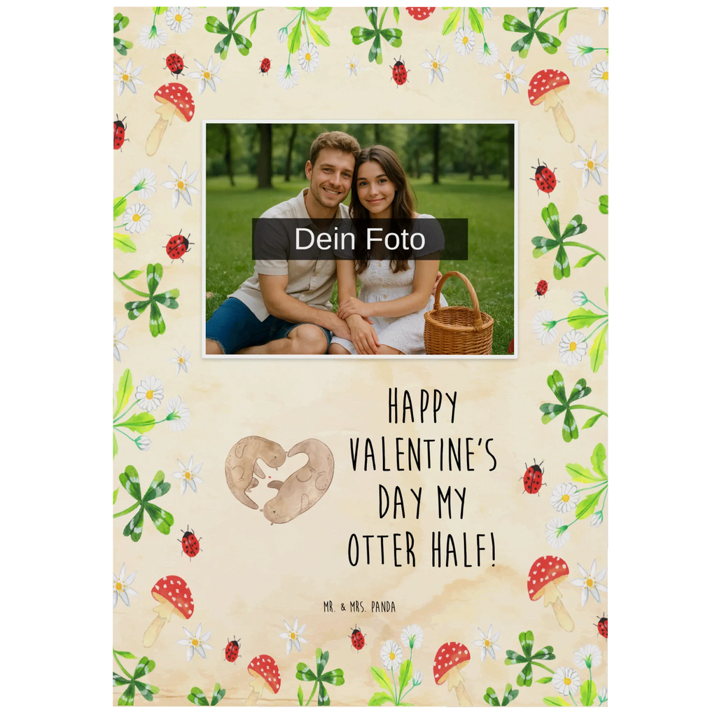 Personalized Photo Postcard otter valentine Personalisierte Foto Postkarte, Liebe, Partner, Freund, Freundin, Ehemann, Ehefrau, Heiraten, Verlobung, Heiratsantrag, Liebesgeschenk, Jahrestag, Hocheitstag, Valentinstag, Geschenk für Frauen, Hochzeitstag, Mitbringsel, Geschenk für Freundin, Geschenk für Partner, Liebesbeweis, für Männer, für Ehemann