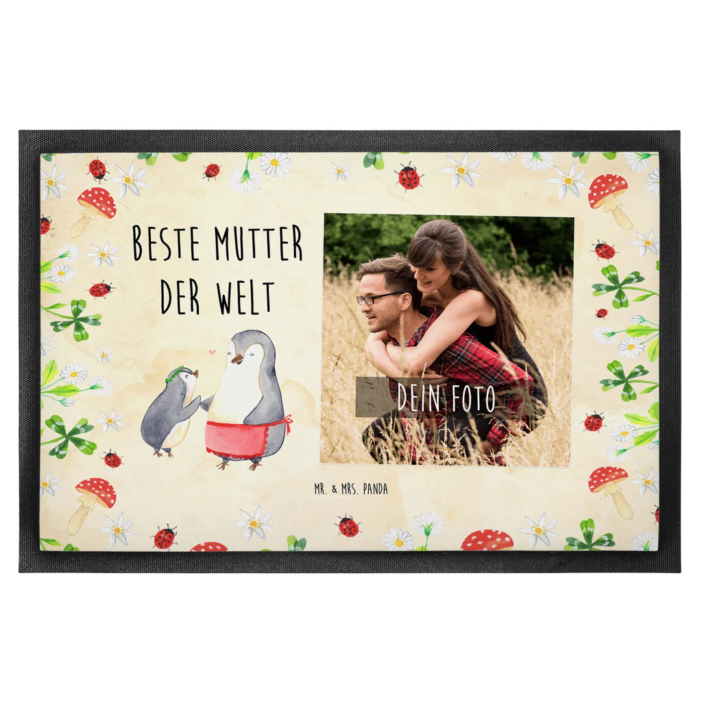Personalisierte Foto Fußmatte Pinguin Beste Mutter der Welt Personalisierte Foto Fußmatte, für, Dankeschön, Geschenk, Schenken, Geburtstag, Geburtstagsgeschenk, Geschenkidee, Danke, Bedanken, Mitbringsel, Freude machen, Geschenktipp, Sohn, Tochter, Muttertag, Ma, Beste, Mama, Beste Mama, Supermama, Mami, Mutti, Mutter