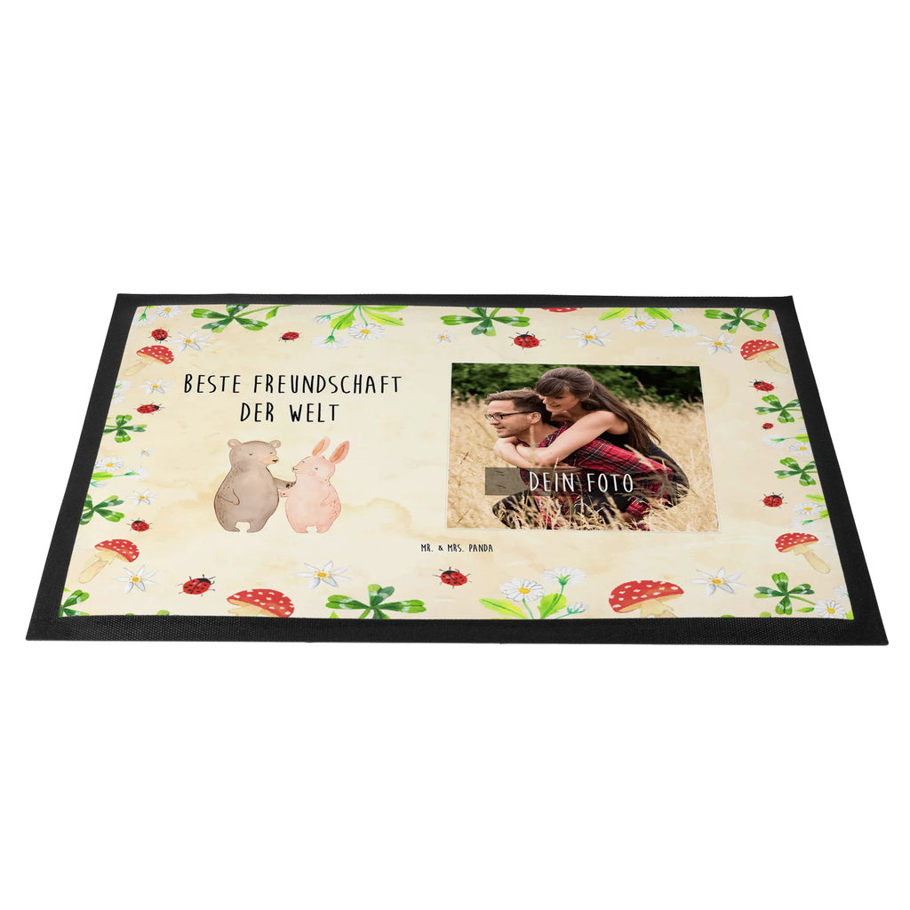 Personalized Photo Doormat Hare Best Friendship in the World Personalisierte Foto Fußmatte, für, Dankeschön, Geschenk, Schenken, Geburtstag, Geburtstagsgeschenk, Geschenkidee, Danke, Bedanken, Mitbringsel, Freude machen, Geschenktipp, Freundschaft, Freunde, Freunde fürs Leben, best friends, Freundin, Freund, Clique, Kumpel, bae, bff
