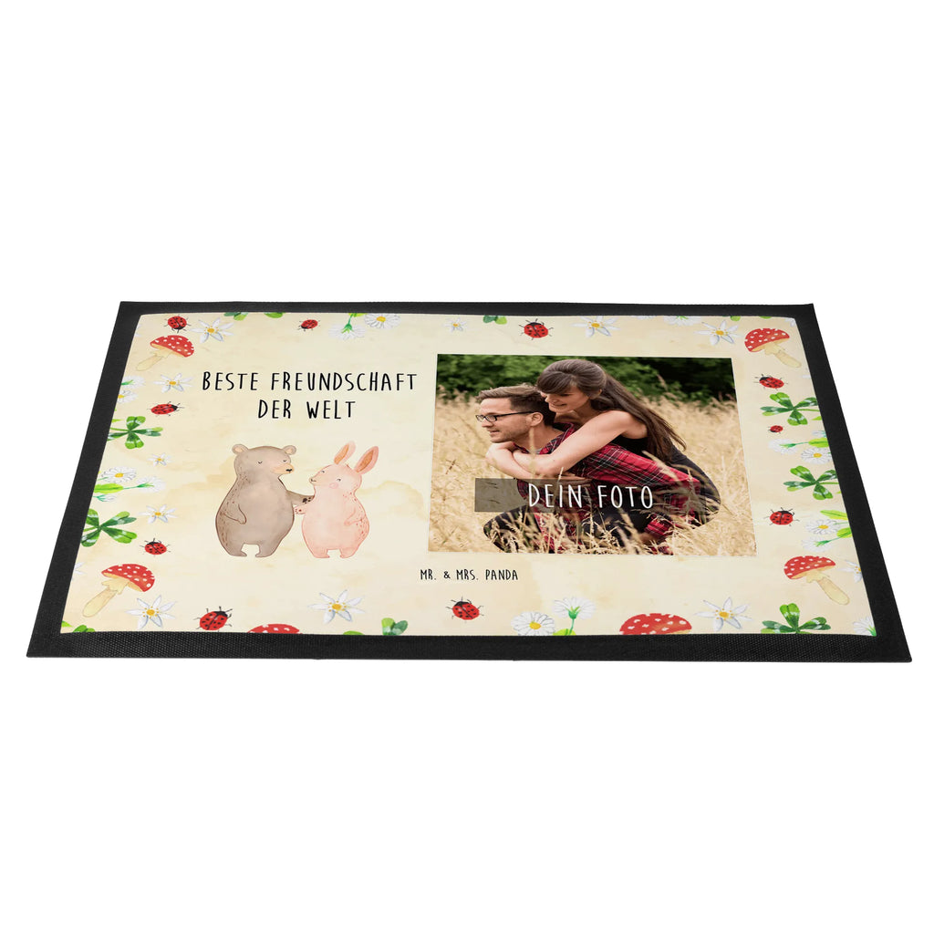 Personalized Photo Doormat Hare Best Friendship in the World Personalisierte Foto Fußmatte, für, Dankeschön, Geschenk, Schenken, Geburtstag, Geburtstagsgeschenk, Geschenkidee, Danke, Bedanken, Mitbringsel, Freude machen, Geschenktipp, Freundschaft, Freunde, Freunde fürs Leben, best friends, Freundin, Freund, Clique, Kumpel, bae, bff