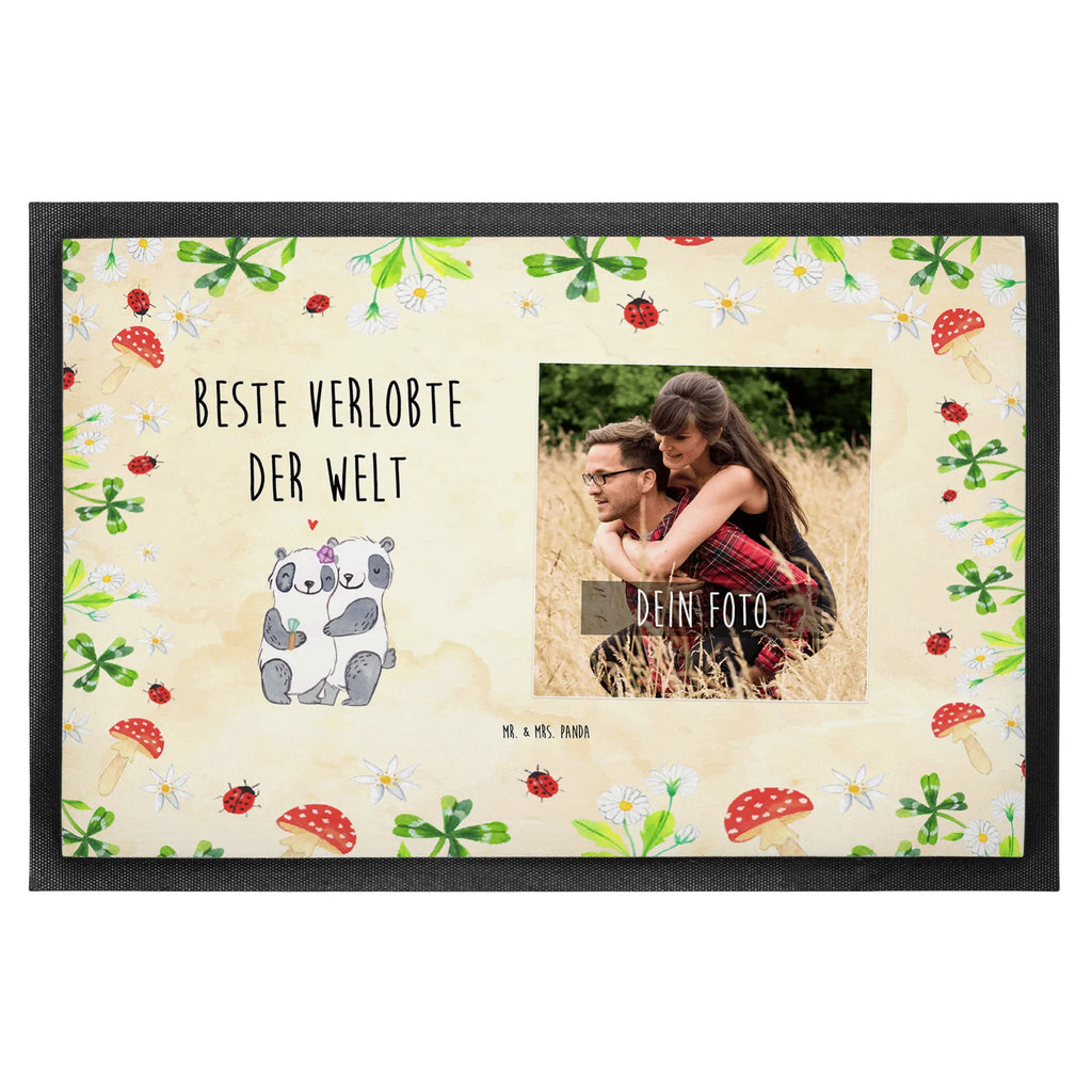 Personalized Photo Doormat panda Best Fiancée in the World Personalisierte Foto Fußmatte, für, Dankeschön, Geschenk, Schenken, Geburtstag, Geburtstagsgeschenk, Geschenkidee, Danke, Bedanken, Mitbringsel, Freude machen, Geschenktipp, Zukünftige, Verlobte, Verloben, Hochzeit, Ehe, Freundin, Traumfrau, Frau, Ehefrau, Verlobung