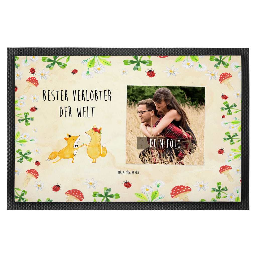 Personalized Photo Doormat Fox Best Fiancé in the World Personalisierte Foto Fußmatte, für, Dankeschön, Geschenk, Schenken, Geburtstag, Geburtstagsgeschenk, Geschenkidee, Danke, Bedanken, Mitbringsel, Freude machen, Geschenktipp, Zukünftiger, Traummann, Mann, Hochzeit, Verlobter, Verlobung, Ehemann, Ehe, Verloben, Freund