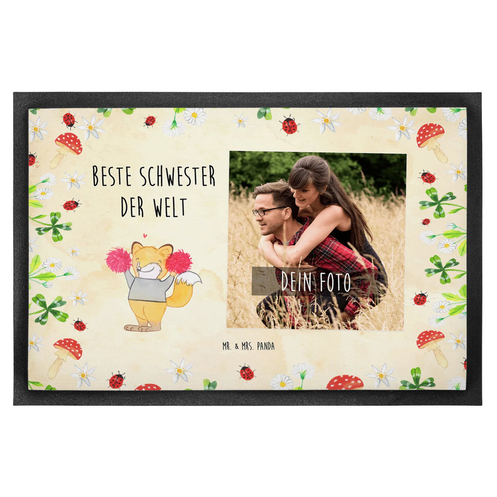 Personalisierte Foto Fußmatte Fuchs Beste Schwester der Welt Personalisierte Foto Fußmatte, für, Dankeschön, Geschenk, Schenken, Geburtstag, Geburtstagsgeschenk, Geschenkidee, Danke, Bedanken, Mitbringsel, Freude machen, Geschenktipp, Schwester, Geschwister, Schwesterherz, Sister, Familie, Kleinigkeit, Beste, Tochter