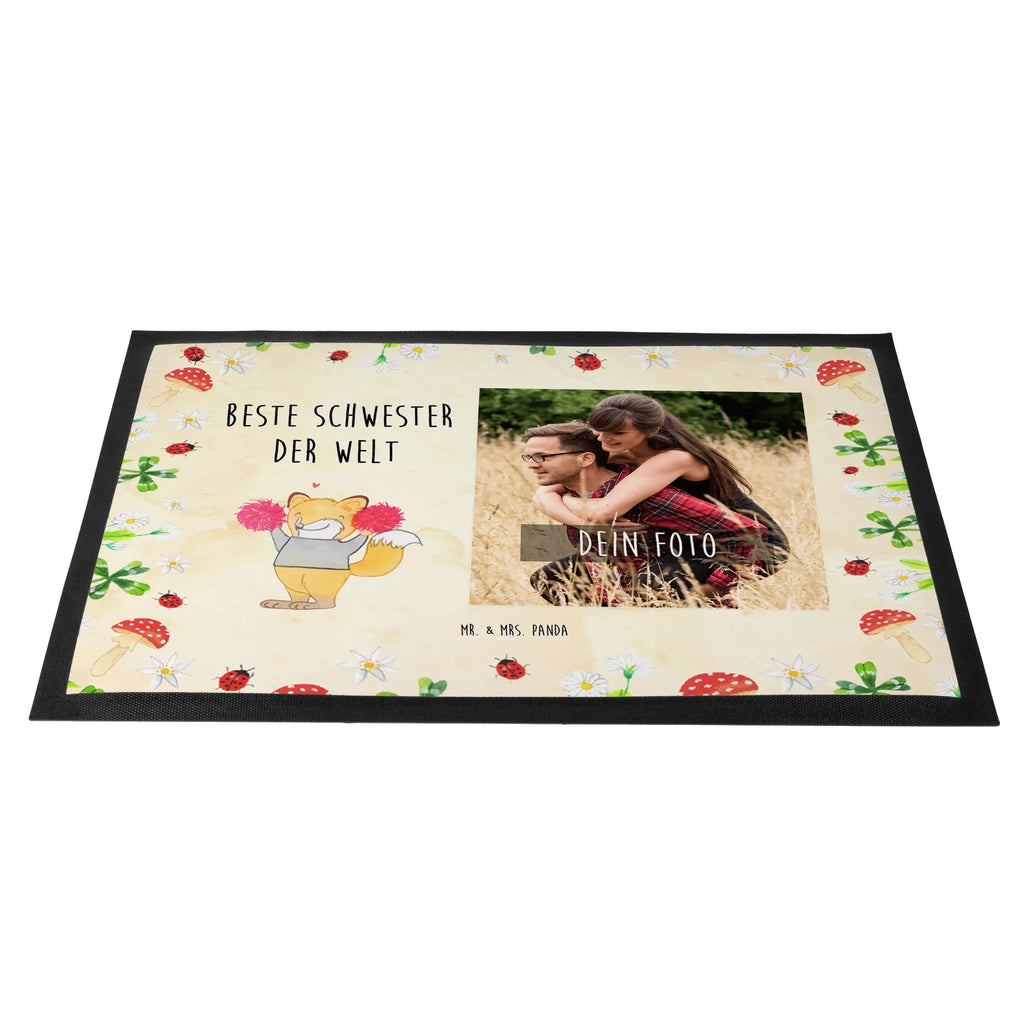 Personalisierte Foto Fußmatte Fuchs Beste Schwester der Welt Personalisierte Foto Fußmatte, für, Dankeschön, Geschenk, Schenken, Geburtstag, Geburtstagsgeschenk, Geschenkidee, Danke, Bedanken, Mitbringsel, Freude machen, Geschenktipp, Schwester, Geschwister, Schwesterherz, Sister, Familie, Kleinigkeit, Beste, Tochter