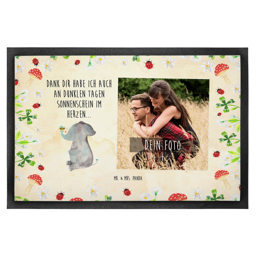 Personalized Photo Doormat elephant bee Personalisierte Foto Fußmatte, Tiermotive, Gute Laune, lustige Sprüche, Tiere, Elefant, Biene, Liebe, Liebesbeweis, Jahrestag, Liebesgeschenk, Heiratsantrag, Hochzeitsgeschenk, Liebesspruch