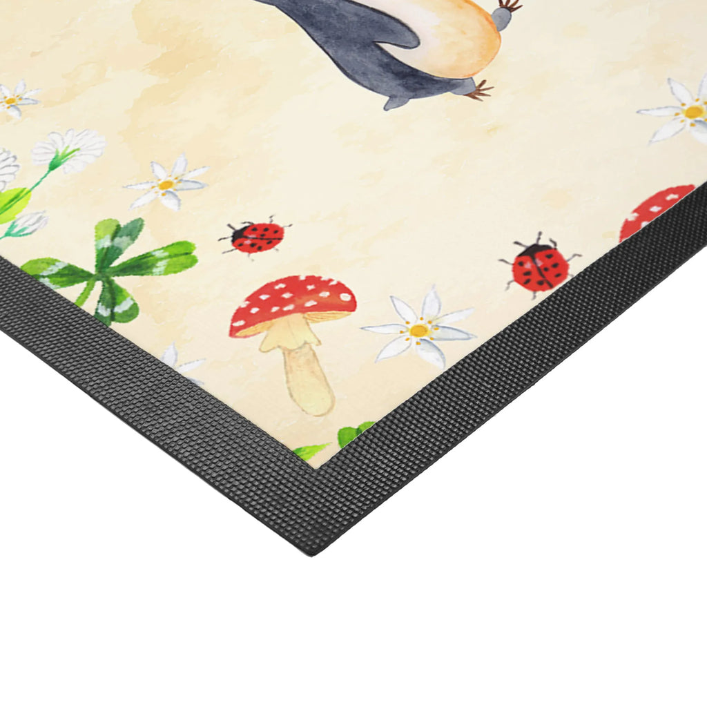 Personalisierte Foto Fußmatte Pinguin marschieren Personalisierte Foto Fußmatte, Pinguin, Langschläfer, Pinguine, Frühaufsteher, Schwester, Bruder, Familie