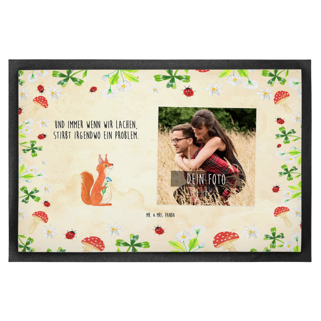 Personalized Photo Doormat Squirrel flower Personalisierte Foto Fußmatte, Tiermotive, Gute Laune, lustige Sprüche, Tiere, Spruch Deko, Lachen, Motivation Bilder, Spaß, glücklich Spruch, Spruch positiv, Eichhorn, Eichhörnchen, Motivation Sprüche