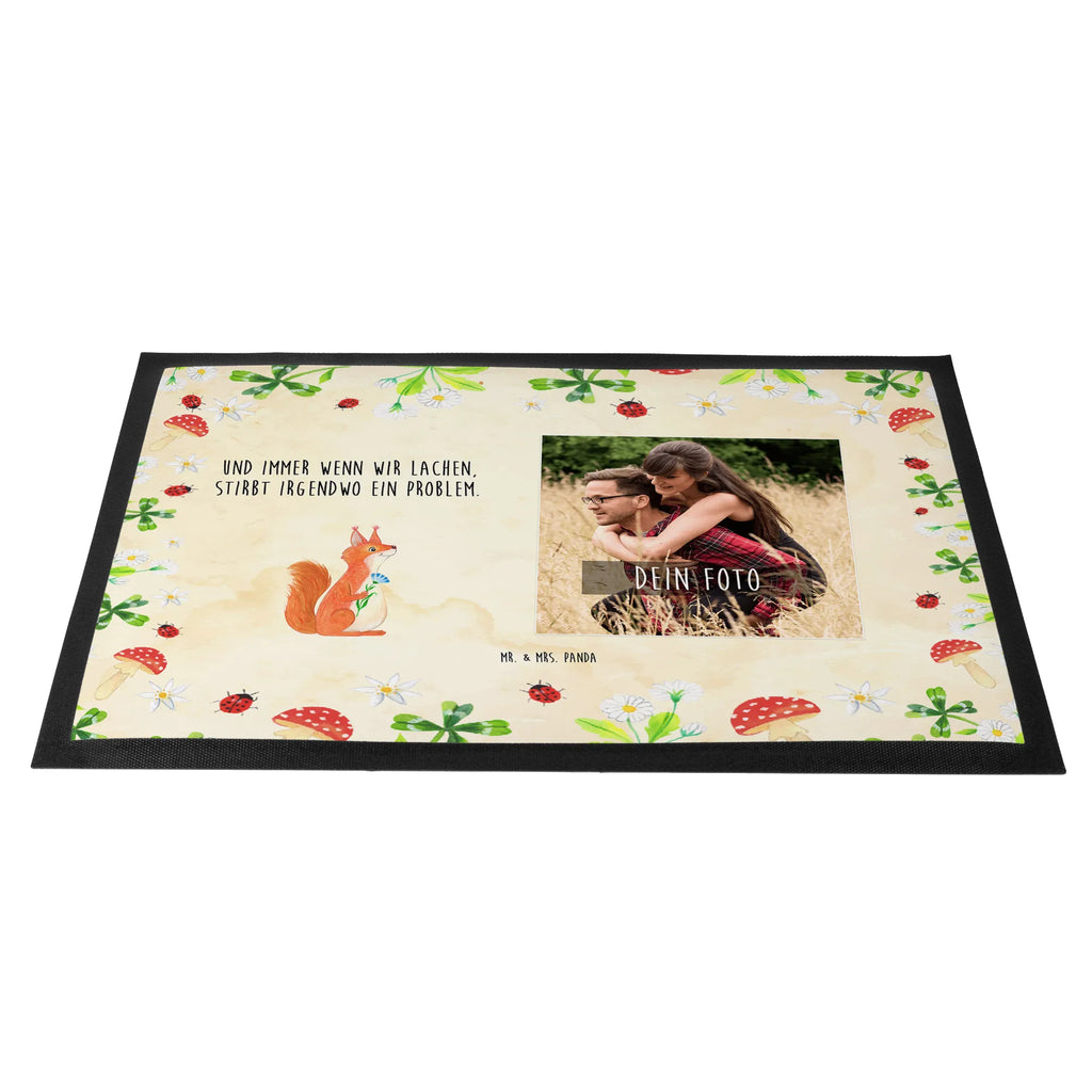 Personalized Photo Doormat Squirrel flower Personalisierte Foto Fußmatte, Tiermotive, Gute Laune, lustige Sprüche, Tiere, Spruch Deko, Lachen, Motivation Bilder, Spaß, glücklich Spruch, Spruch positiv, Eichhorn, Eichhörnchen, Motivation Sprüche
