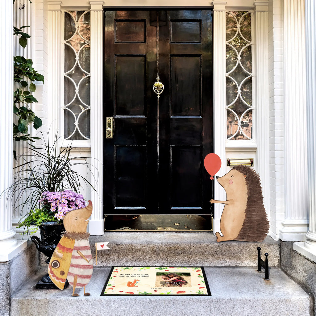 Personalized Photo Doormat Squirrel flower Personalisierte Foto Fußmatte, Tiermotive, Gute Laune, lustige Sprüche, Tiere, Spruch Deko, Lachen, Motivation Bilder, Spaß, glücklich Spruch, Spruch positiv, Eichhorn, Eichhörnchen, Motivation Sprüche