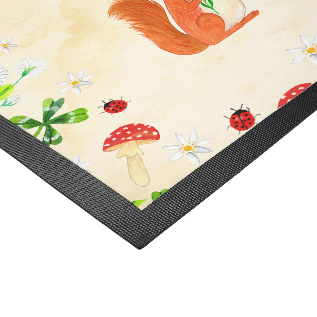 Personalized Photo Doormat Squirrel flower Personalisierte Foto Fußmatte, Tiermotive, Gute Laune, lustige Sprüche, Tiere, Spruch Deko, Lachen, Motivation Bilder, Spaß, glücklich Spruch, Spruch positiv, Eichhorn, Eichhörnchen, Motivation Sprüche