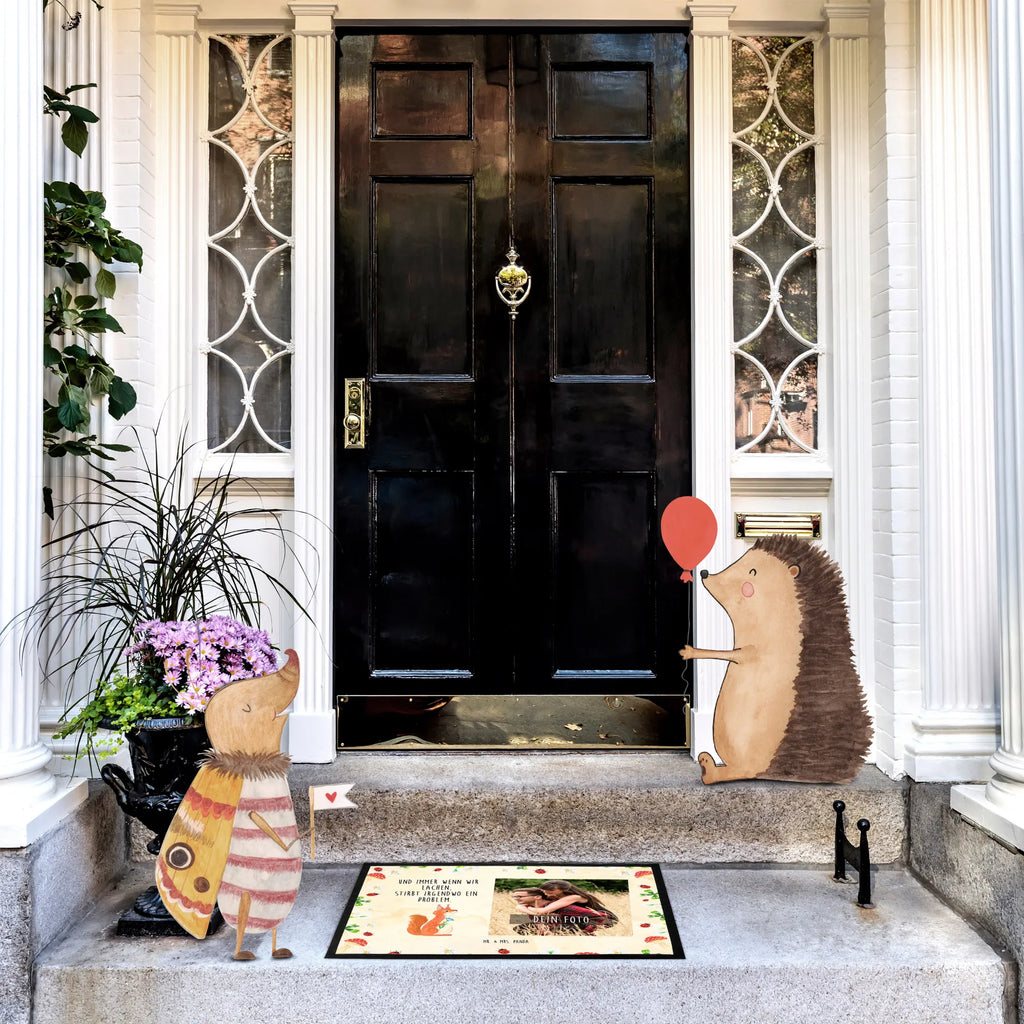 Personalized Photo Doormat Squirrel flower Personalisierte Foto Fußmatte, Tiermotive, Gute Laune, lustige Sprüche, Tiere, Spruch Deko, Lachen, Motivation Bilder, Spaß, glücklich Spruch, Spruch positiv, Eichhorn, Eichhörnchen, Motivation Sprüche