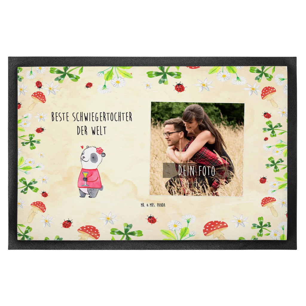 Personalisierte Foto Fußmatte Panda Beste Schwiegertochter der Welt Personalisierte Foto Fußmatte, Geschenktipp, Geburtstagsgeschenk, Schenken, Geschenkidee, Freude machen, Geburtstag, Dankeschön, Danke, Mitbringsel, für, Geschenk, Bedanken, Ehefrau des Sohns, Frau, angeheiratet, Tochter, Schwiegertochter, Hochzeit