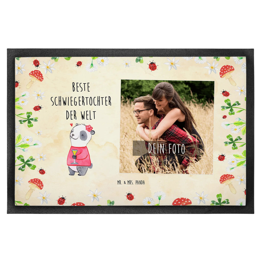 Personalisierte Foto Fußmatte Panda Beste Schwiegertochter der Welt Personalisierte Foto Fußmatte, Geschenktipp, Geburtstagsgeschenk, Schenken, Geschenkidee, Freude machen, Geburtstag, Dankeschön, Danke, Mitbringsel, für, Geschenk, Bedanken, Ehefrau des Sohns, Frau, angeheiratet, Tochter, Schwiegertochter, Hochzeit