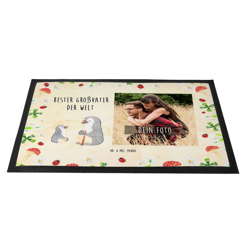 Personalized Photo Doormat penguin Best grandfather in the world Personalisierte Foto Fußmatte, für, Dankeschön, Geschenk, Schenken, Geburtstag, Geburtstagsgeschenk, Geschenkidee, Danke, Bedanken, Mitbringsel, Freude machen, Geschenktipp, Großvater, Grossvater, Opa, Opi. Großpapa, Großeltern, Enkel, Enkelin, Enkelkind, Kleinigkeit, Oppa, Oppi, Bester