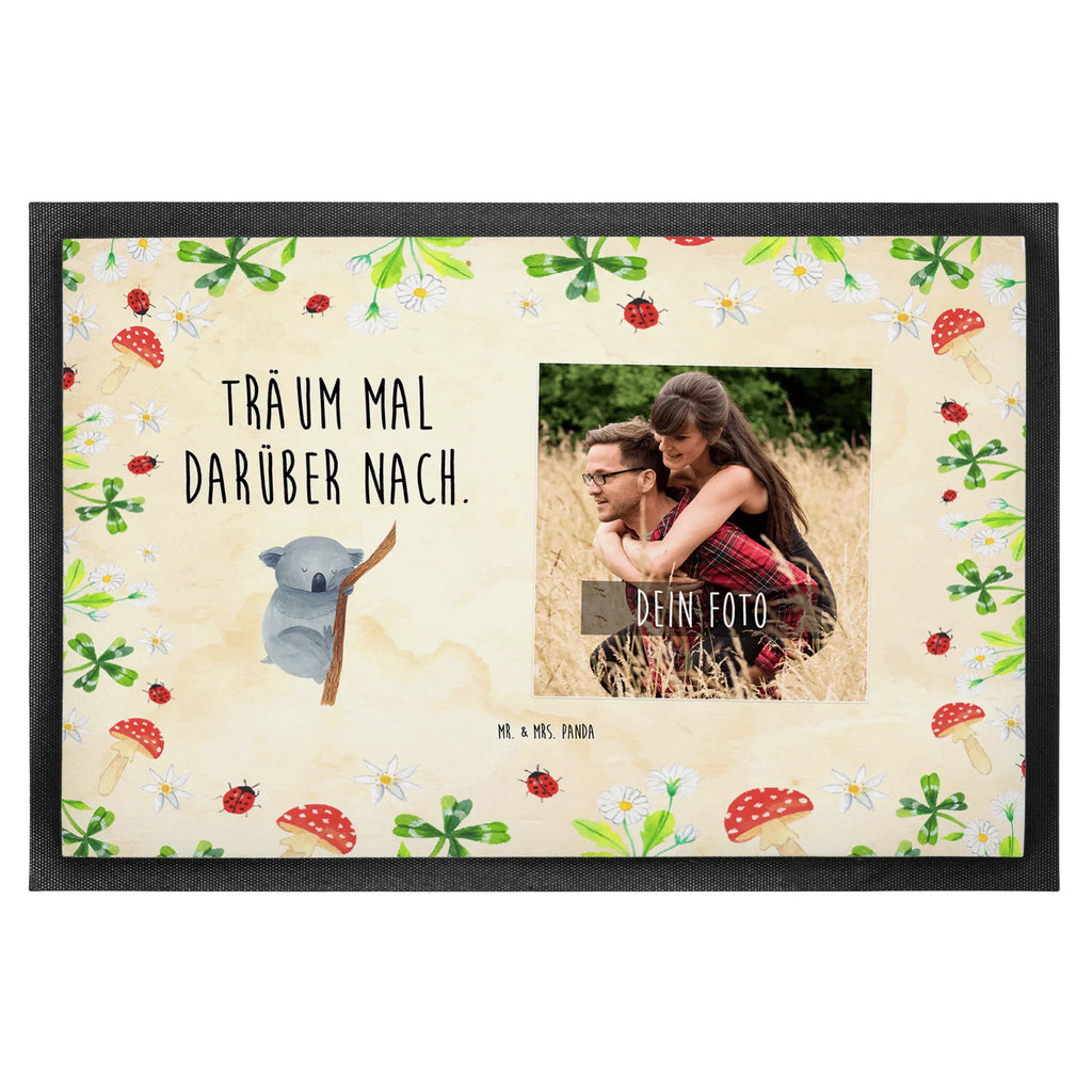 Personalized Photo Doormat koala Personalisierte Foto Fußmatte, Tiermotive, Gute Laune, lustige Sprüche, Tiere, Koala, Traumland, Schlafzimmer, träumen, schlafen, Bär, Koalabär, Traum