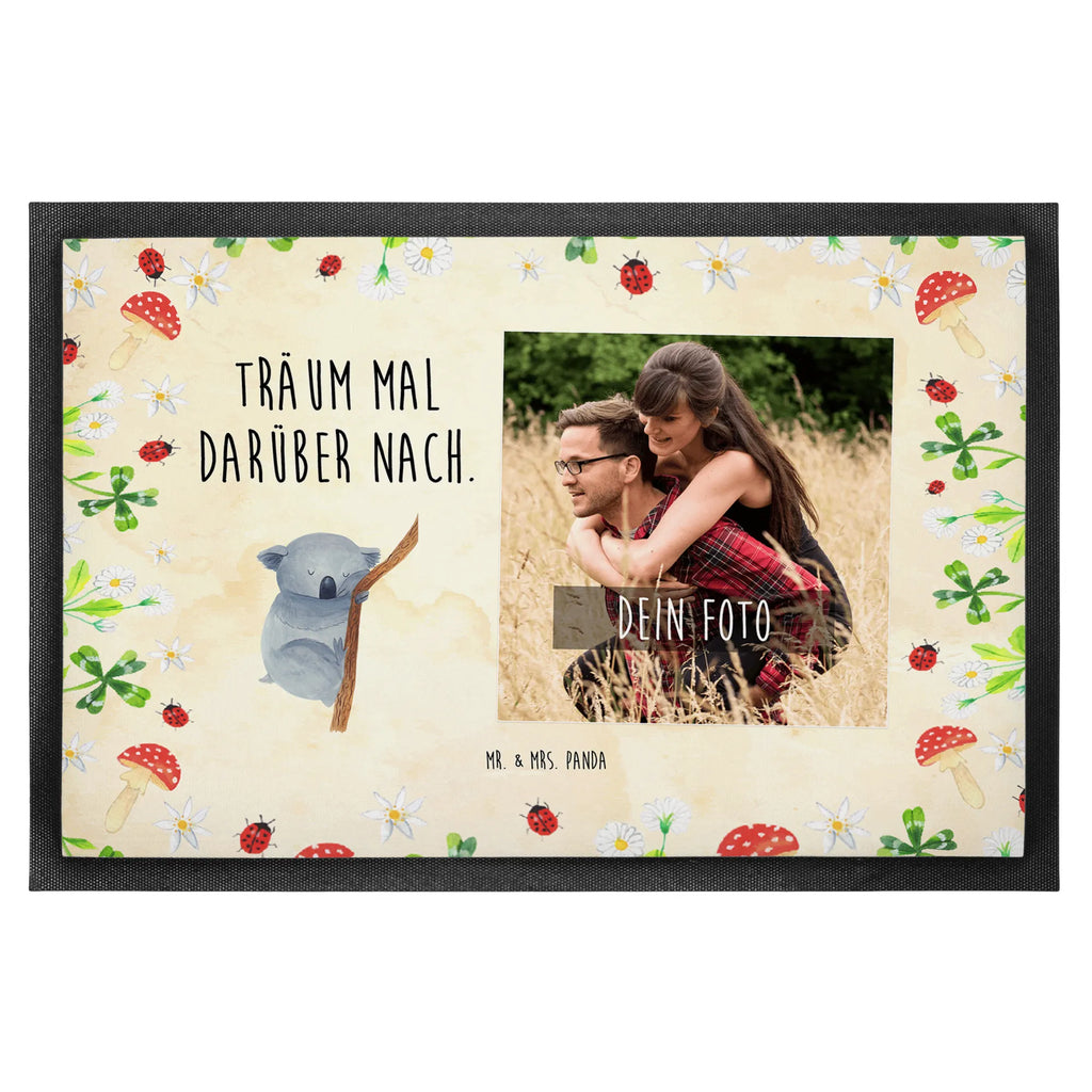 Personalized Photo Doormat koala Personalisierte Foto Fußmatte, Tiermotive, Gute Laune, lustige Sprüche, Tiere, Koala, Traumland, Schlafzimmer, träumen, schlafen, Bär, Koalabär, Traum