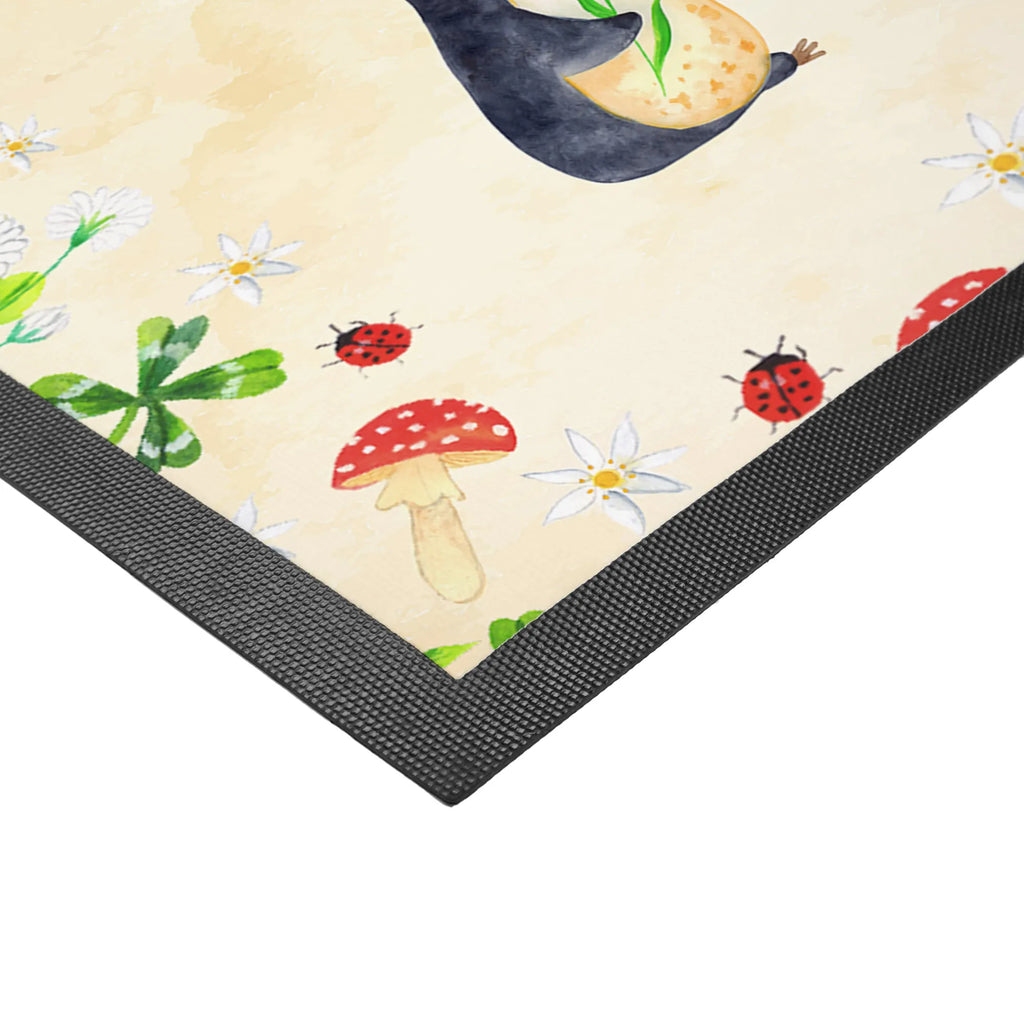 Personalized Photo Doormat Penguin Flower Personalisierte Foto Fußmatte, Pinguin, Motivation, Lebensziele, Wünsche, Universum, Liebeskummer, Blumenkranz, Lebenslust, Geschenkidee, Pinguine, Ziele, Leben