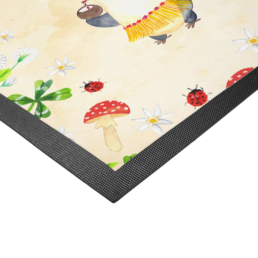 Personalized Photo Doormat Penguin coconut Personalisierte Foto Fußmatte, Pinguin, Aloha, Hawaii, Urlaub, Kokosnuss, Pinguine