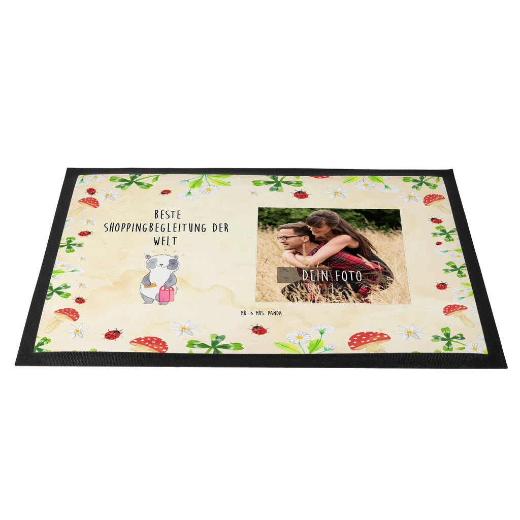 Personalized Photo Doormat panda Best shopping companion in the world Personalisierte Foto Fußmatte, für, Dankeschön, Geschenk, Schenken, Geburtstag, Geburtstagsgeschenk, Geschenkidee, Danke, Bedanken, Mitbringsel, Freude machen, Geschenktipp, Shoppen, bff, Begleitung, Shoppingbegleitung, Einkaufen, Shoppingpartner, Freundin, Partner, Shopping-Queen, Bester, Freund, Queen, Shopping
