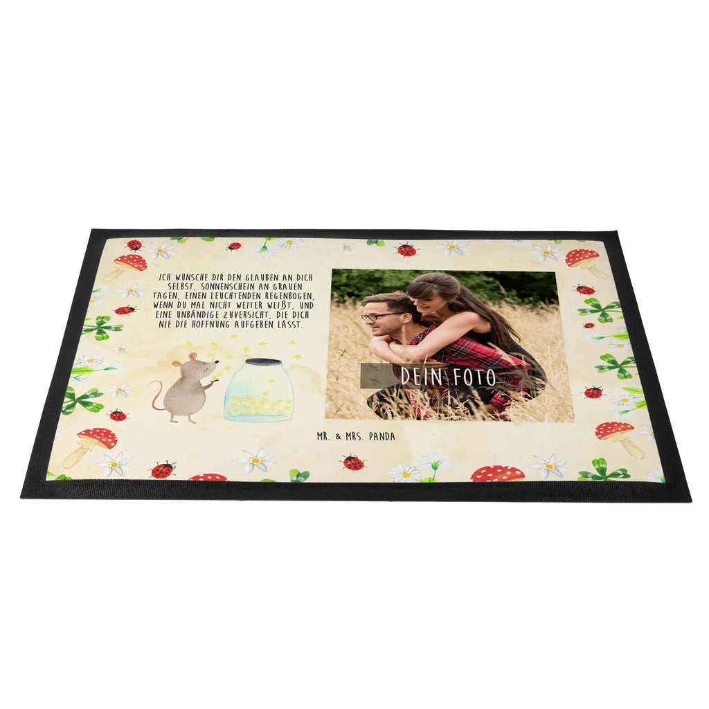 Personalized Photo Doormat Mouse Stars Personalisierte Foto Fußmatte, Tiermotive, Gute Laune, lustige Sprüche, Tiere, Maus, Sterne, Wunsch, Kind, Taufe, Taufgeschenk, Geburt, Schwangerschaft, erstes Kind, Kindergeburtstag, Geburtstag, Hoffnung, Träume