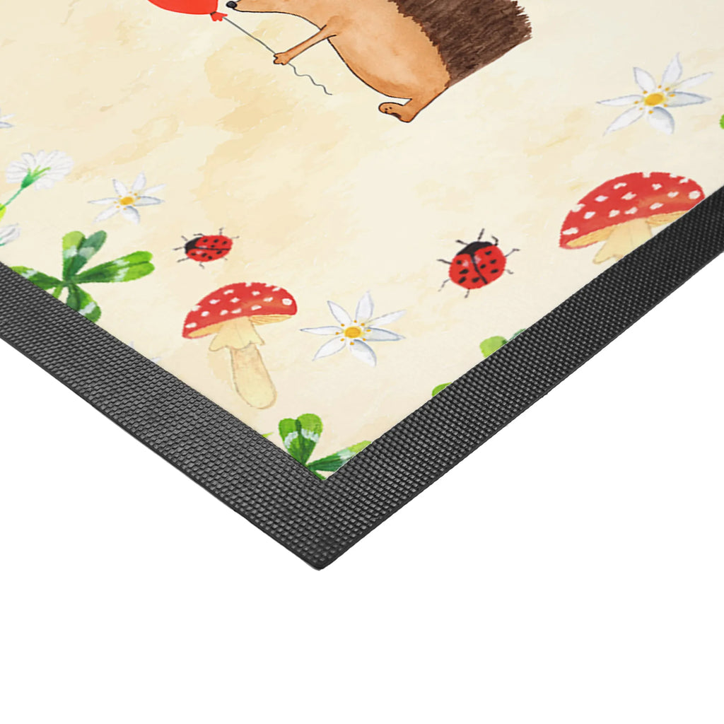 Personalized Photo Doormat Hedgehog balloon Personalisierte Foto Fußmatte, Tiermotive, Gute Laune, lustige Sprüche, Tiere, Igel, Geburtstag, Herzlichen Glückwunsch, Glückwunsch, Geburtstagskind, Ballon, Happy Birthday