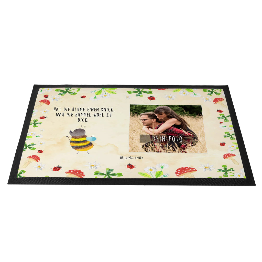 Personalized Photo Doormat bumblebee fluffy Personalisierte Foto Fußmatte, Tiermotive, Gute Laune, lustige Sprüche, Tiere, Natur, Flauschig, Hummel, Blume, Biene