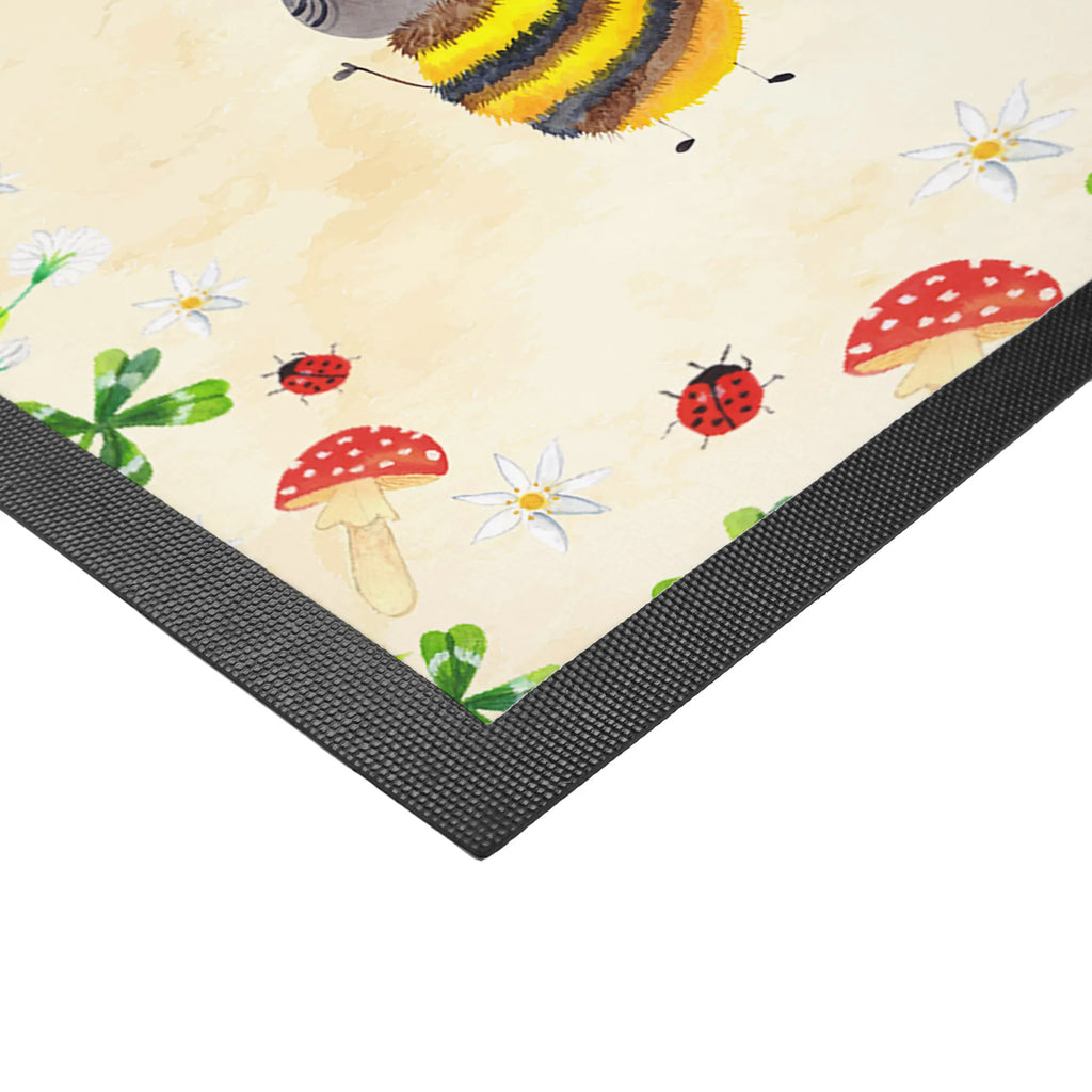 Personalized Photo Doormat bumblebee fluffy Personalisierte Foto Fußmatte, Tiermotive, Gute Laune, lustige Sprüche, Tiere, Natur, Flauschig, Hummel, Blume, Biene