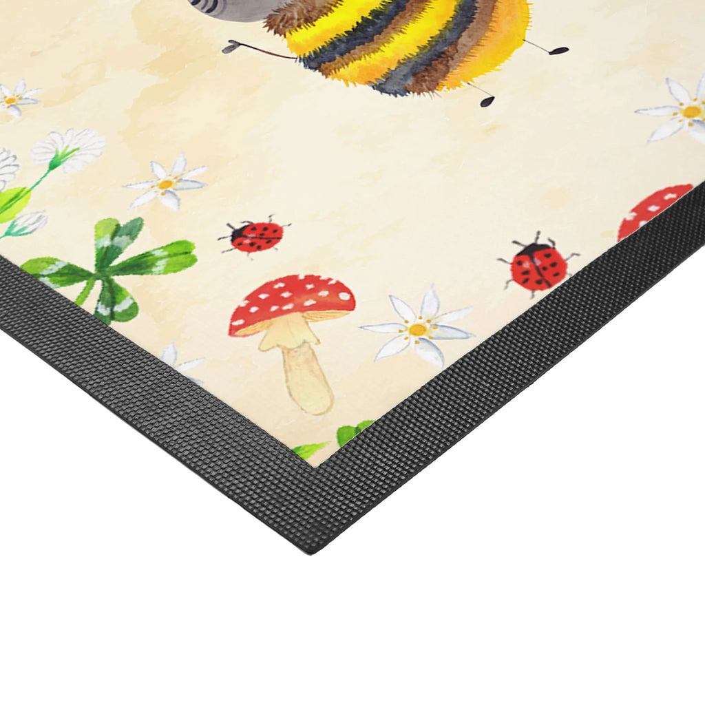 Personalized Photo Doormat bumblebee fluffy Personalisierte Foto Fußmatte, Tiermotive, Gute Laune, lustige Sprüche, Tiere, Natur, Flauschig, Hummel, Blume, Biene
